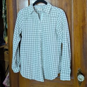 Women's Daytrip Olive Checkered Casual Shirt